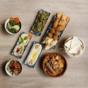 Menu « service à la syrienne »